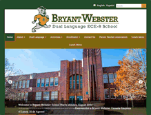 Tablet Screenshot of bryantwebster.dpsk12.org