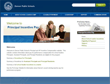 Tablet Screenshot of denverprincipalprocomp.dpsk12.org