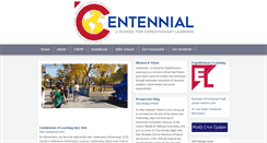 Desktop Screenshot of centennial.dpsk12.org