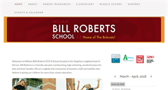 Desktop Screenshot of billroberts.dpsk12.org