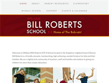 Tablet Screenshot of billroberts.dpsk12.org