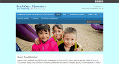 Desktop Screenshot of beachcourt.dpsk12.org