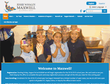 Tablet Screenshot of maxwell.dpsk12.org