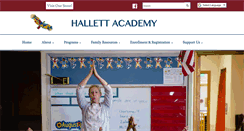 Desktop Screenshot of hallett.dpsk12.org