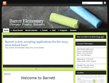 Tablet Screenshot of barrett.dpsk12.org