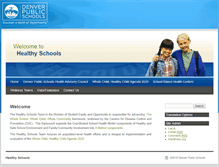 Tablet Screenshot of healthyschools.dpsk12.org
