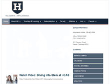 Tablet Screenshot of hill.dpsk12.org